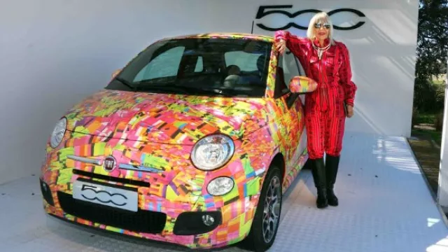 El Fiat 500... ¡una pinturita! (by Minujín)