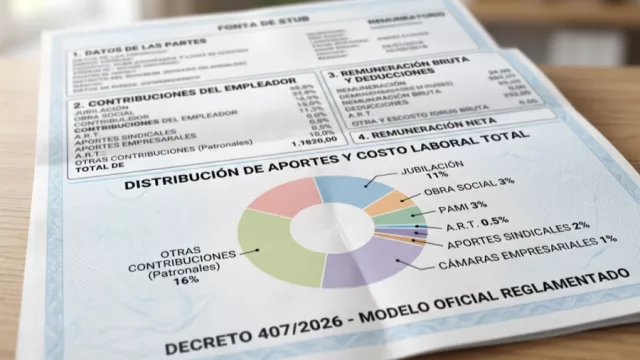 Chau al recibo tradicional: así serán los nuevos comprobantes de haberes (con gráfico obligatorio y el costo total que paga la empresa)