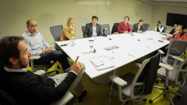 En la Sala Oval (así la bautizaron), Galperín y Gándara (el socio local de ML) recibieron a la prensa de Córdoba y dialogaron un buen rato del presente y el futuro de la empresa.