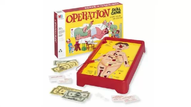 Operación. No toques los bordes porque una chicharra sonaba y la nariz del paciente se prendía. ¿Se acuerdan?