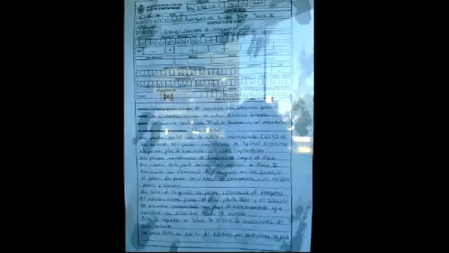 Sobre los controles que faltan antes que sucedan las cosas...