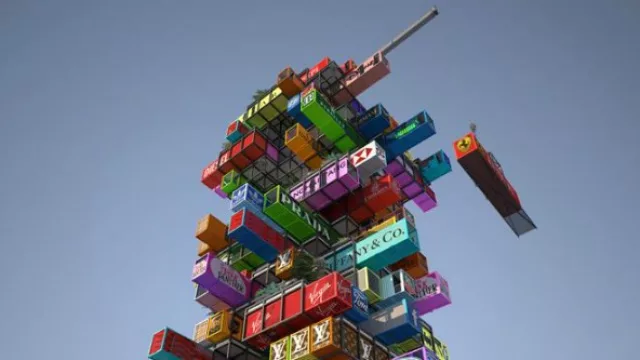 La movilidad y flexibilidad ante todo: los containers se pueden cambiar de piso y posición. 