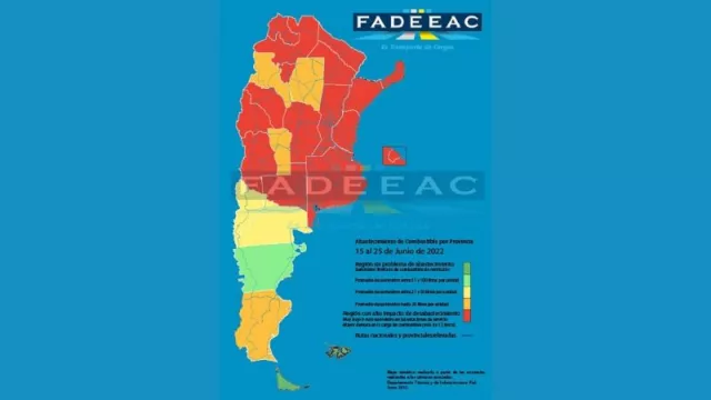 Tucumán continúa en “rojo” en el “semáforo virtual” que registra dificultades para el abastecimiento de combustible 