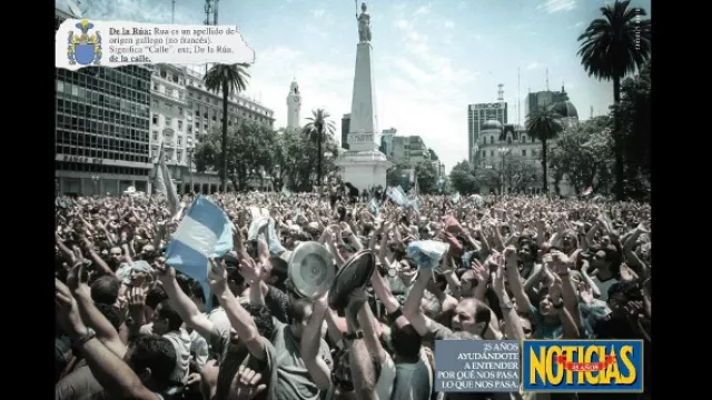 Campaña Noticias 25 años by Carlos y Darío.