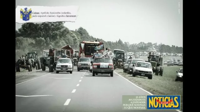 Campaña Noticias 25 años by Carlos y Darío.