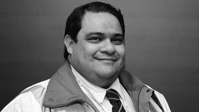 Mario Pereyra, jefe de aerohandling.