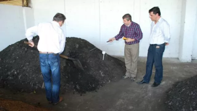 La planta de abono puede recibir hasta 12.500 dólares por mes por la venta del fertilizante natural.