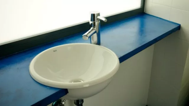 Un ejemplo de mueble revestido con Topcret.