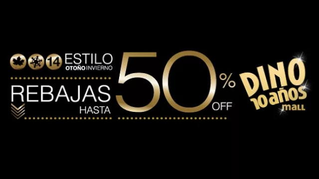 El estilo llega con 50% de descuento en Dino Mall