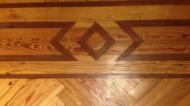 Pisos de madera con distintos diseños. 