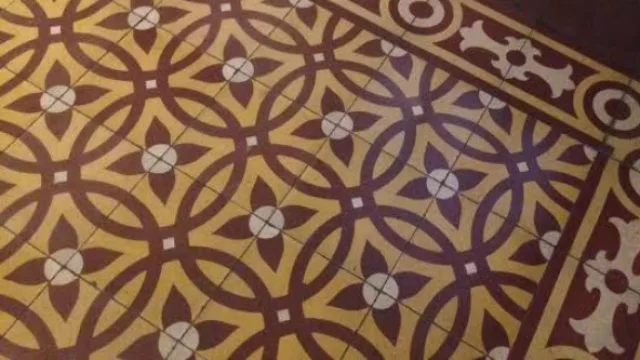 No hay dudas, el piso es original. 