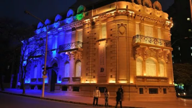 El Palacio con el nuevo sistema de iluminación. 