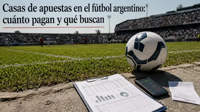 Casas de apuestas en el fútbol argentino: cuánto pagan y qué buscan
