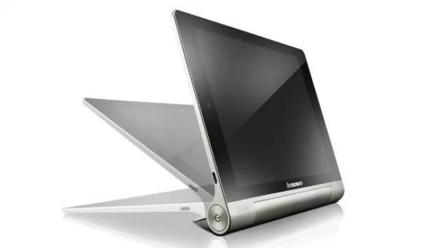 La Yoga Tablet puede usarse en tres posiciones diferentes.