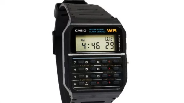 Casio Calculator CA53W de los ’80. Lo viejo está de vuelta.