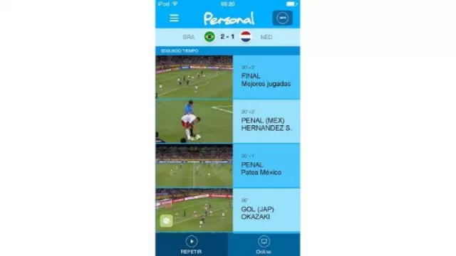 Los clientes de Personal tendrán la posibilidad de seguir sin cargo los 64 partidos.