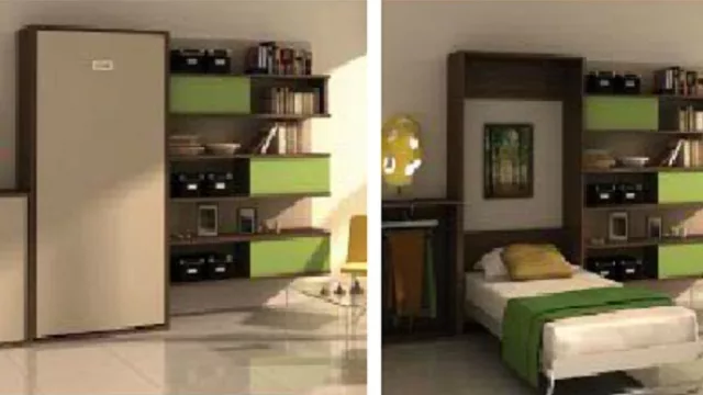 La cama de una plaza de Donh plegable vertical...