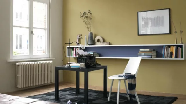 Los tonos cálidos y neutros ayuda a la concentración.