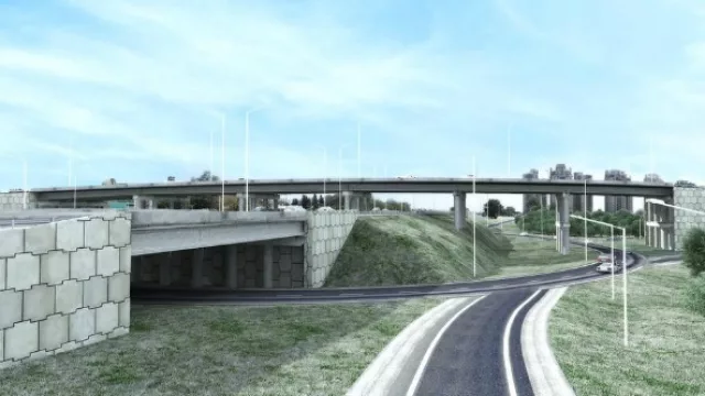 Así quedaría la obra.