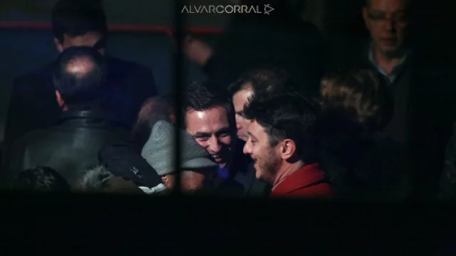 No podían faltar el intendente Ramón Mestre ni “Pancho” Marchiaro... ¿El de gorra? Es Palazzo. ¿Qué habrán charlado?