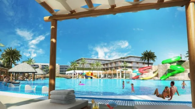 Sus 221 unidades se reparten en seis edificios bajos, con excelente vista al agua.