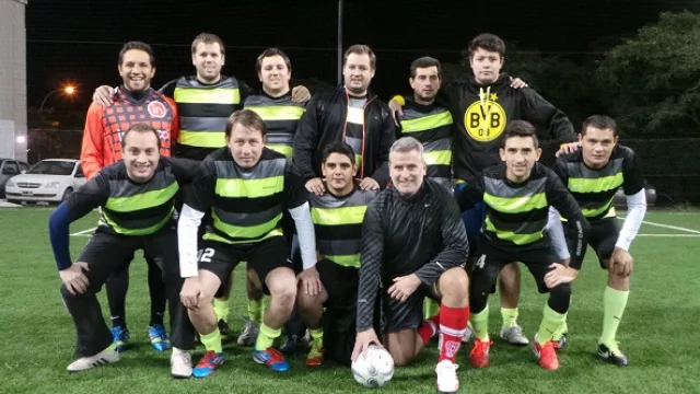 El equipo masculino de Inverco.