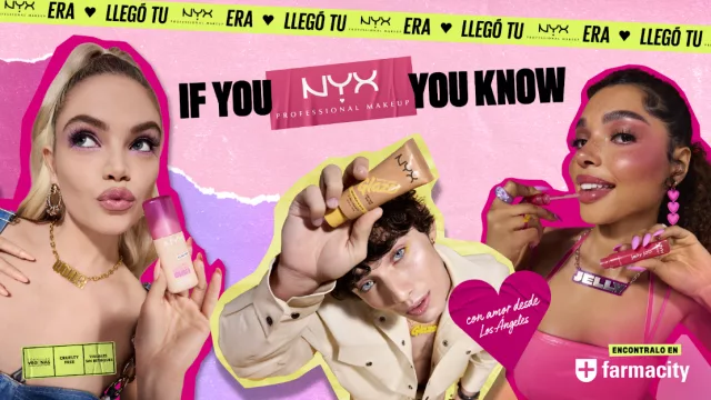 L'Oréal Groupe confirma la llegada oficial de NYX Professional Makeup a la Argentina a través de Farmacity
