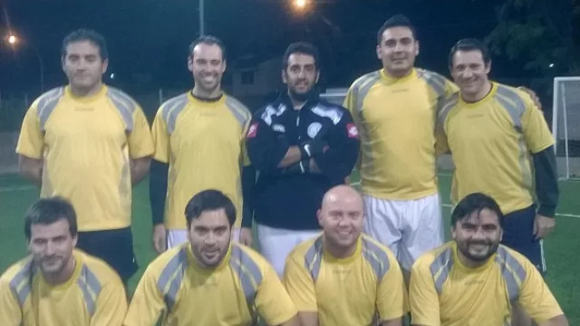 El equipo masculino de Vanesa Duran.