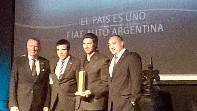 El equipo de Fiat, los grandes ganadores de la noche.