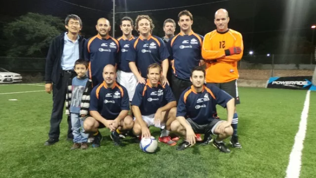 El equipo masculino de Denso.