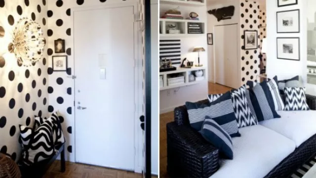 Lunares y rayas, unidas bajo un mismo techo.