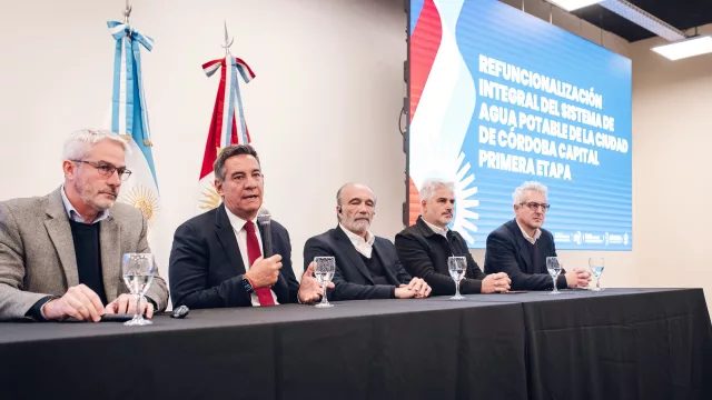 La Provincia licitó una inversión histórica para ampliar el sistema de agua potable de Córdoba y el Gran Córdoba