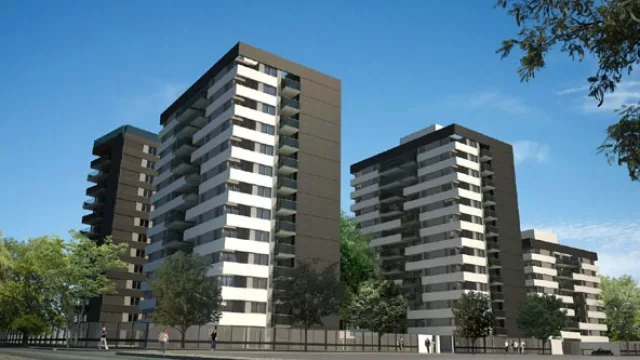 La primera torre del Ópera (Galeano y Costanera) quedará habilitada en un mes.