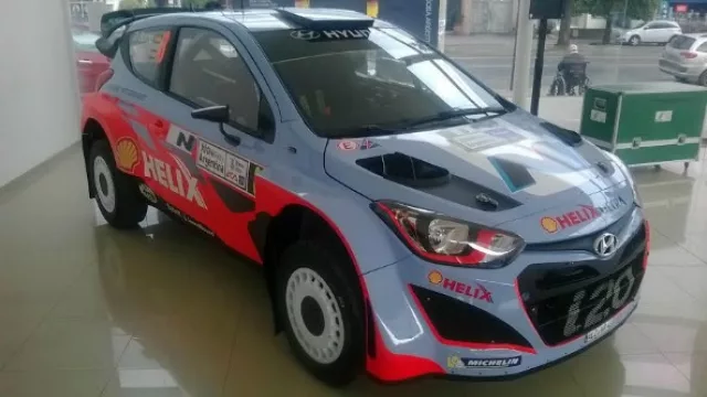 El i20 de Dani Sordo que desde mañana recorrerá las sierras cordobesas. 