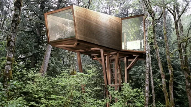 Figuras geométricas llevadas a estas estructuras muestran que es posible salirse de la clásica forma de cada de árbol.