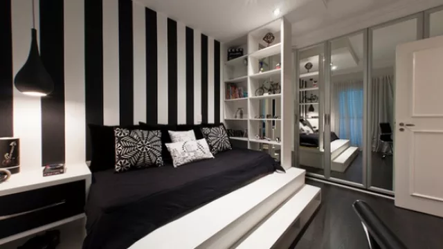 Los espejos ayudan a crear sensación de amplitud a espacios reducidos.