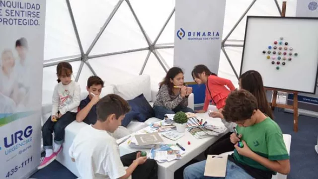 Los chicos también tuvieron su espacio para expresarse.