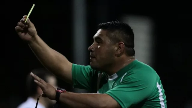 Raúl Miranda, el árbitro del partido.