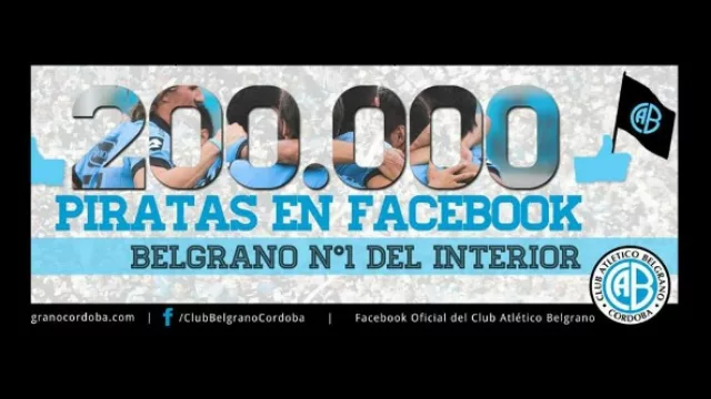 Belgrano le ganó a Talleres la carrera hacia los 200.000 Me gusta (Día a Día igual con Cadena 3)