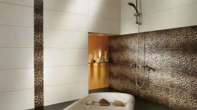 El animal print llegó hasta el baño y en pequeñas dosis le dan un toque más osado a ambientes inesperados.
