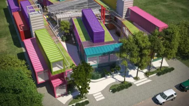 El shopping de los 57 containers