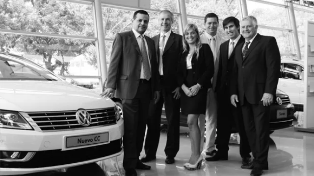 El equipo de Auto Haus (concesionario oficial Volkswagen)
