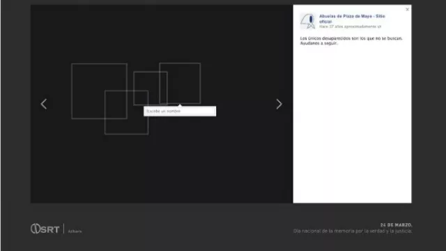 Los únicos desaparecidos son los que no se buscan.