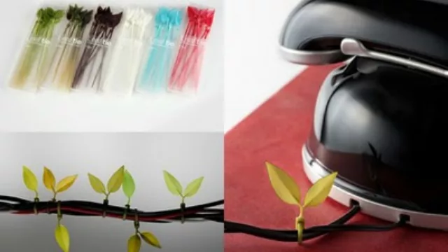 Siguiendo la morfología de los tallos y las hojas idearon este diseño.