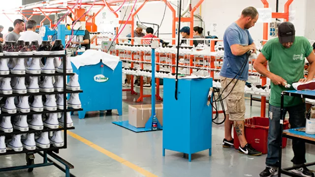 Aquí se cocinan las famosas zapatillas.