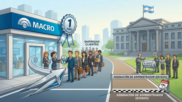 Banco Macro ingresa al negocio del FAL: regala un año de administración a sus empresas clientes (antes de que el Estado asigne administrador al azar)