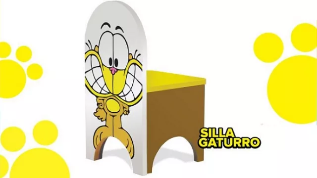 Y un día Gaturro se hizo muebles para niños
