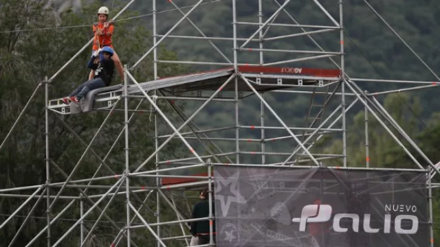 La tirolesa, la nueva atracción de Palazzo en el #CR2014.
