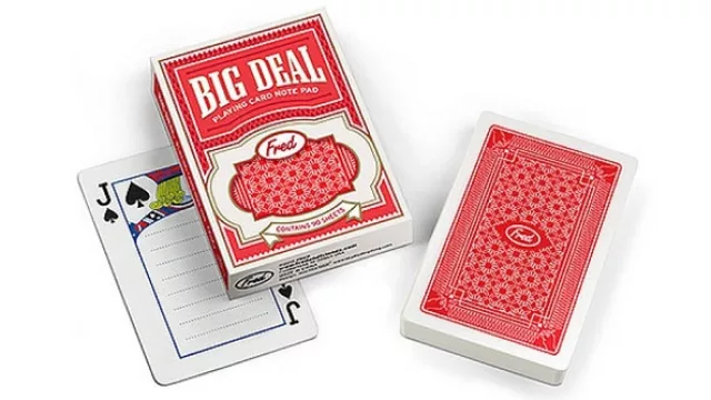 ¿Jugamos al póquer? Un divertido anotador para “barajar” tus apuntes. (Estilo Fisbón - $ 38)