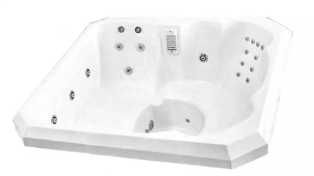 El hidromasaje Dualle con capacidad de 540 litros y 20 jets. Disponible en Contigiani.